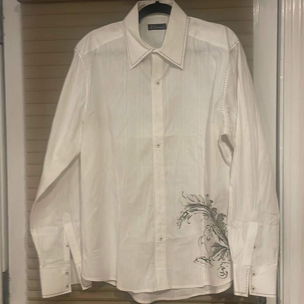 7 Diamonds white dress shirt